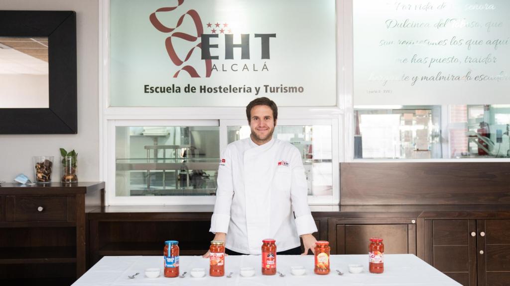 Los cinco tomates fritos probados por Rubén Príncipe, profesor de la Escuela de Hostelería y Turismo de Alcalá de Henares.