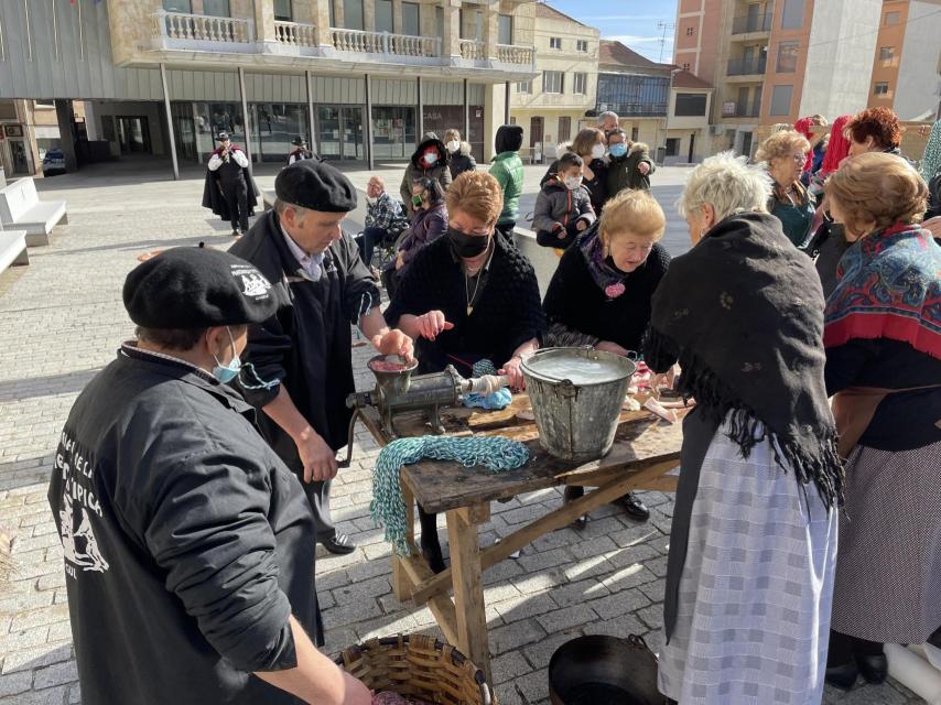 Fiesta del Mondongo en la Plaza Mayor de Guijuelo