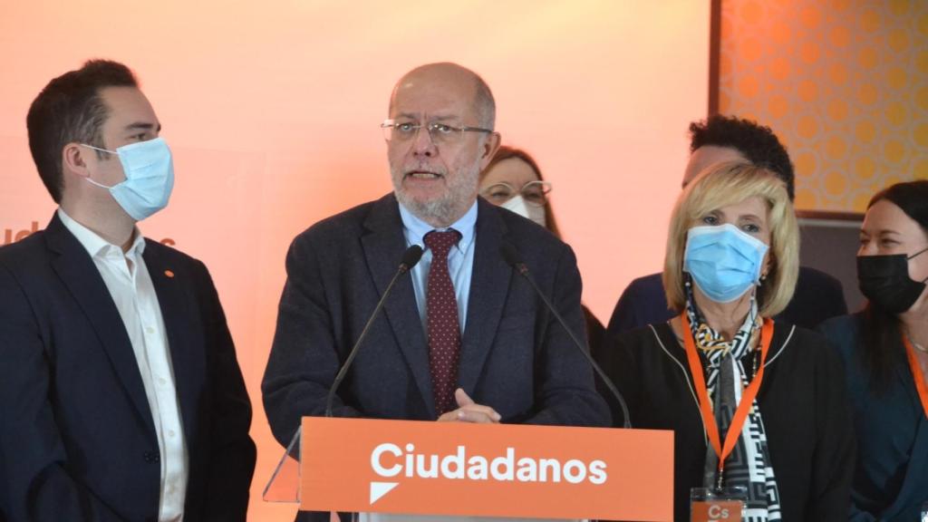 Francisco Igea en la noche electoral del 13-F