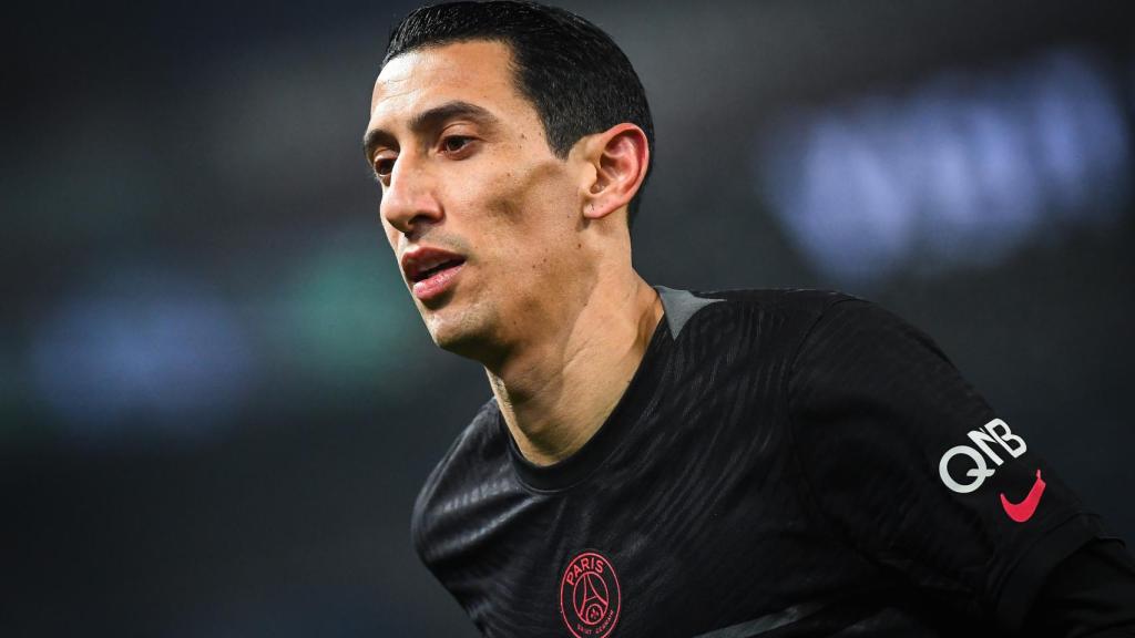 Ángel Di María, durante un partido del PSG de la temporada 2021/2022