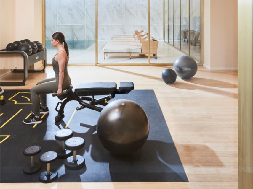 Zona Wellness en el spa The Beauty Concept del Hotel Mandarin Oriental Ritz.