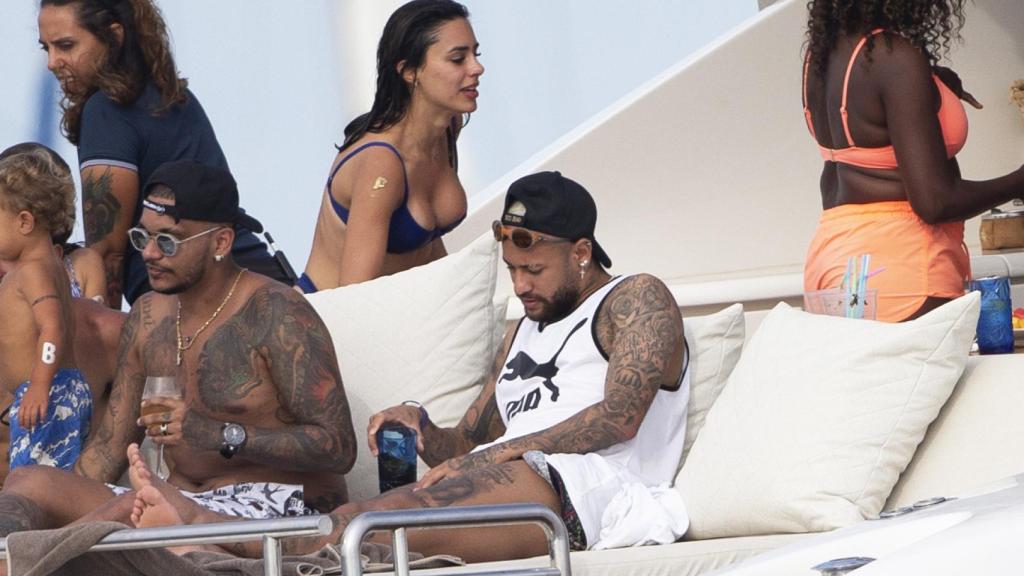 Neymar Júnior, de vacaciones.