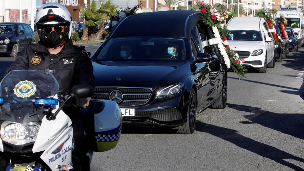 Funeral víctimas parricidio Elche.