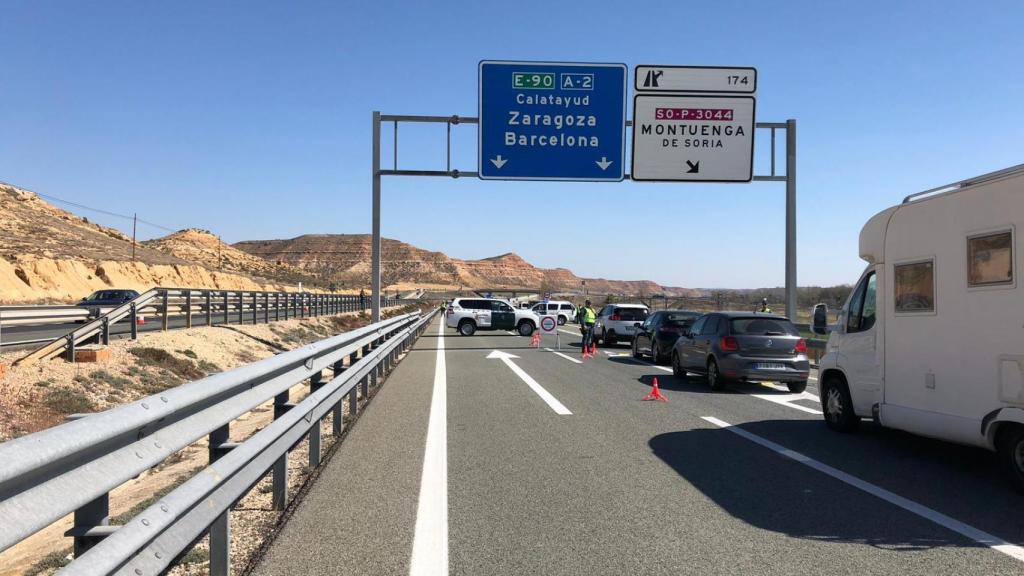 Autovía A-2 a su paso por Soria