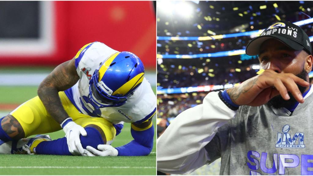 La Super Bowl de Odell Beckham: de sus zapatillas de 1.500 diamantes a su grave lesión de rodilla