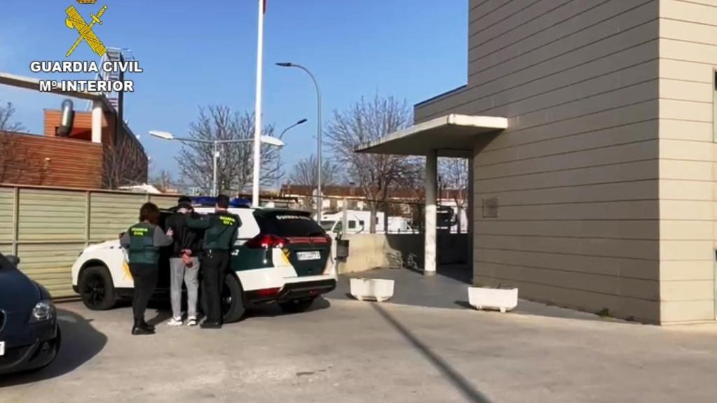 Efectivos de la Guardia Civil durante una intervención