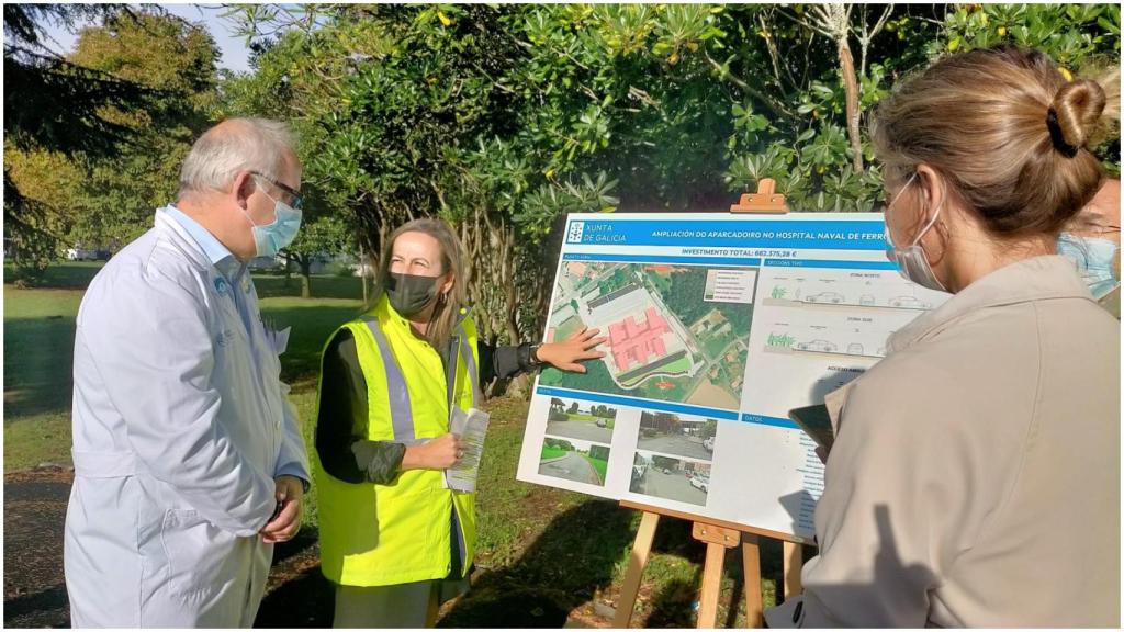 El Hospital Naval doblará sus plazas de aparcamiento.