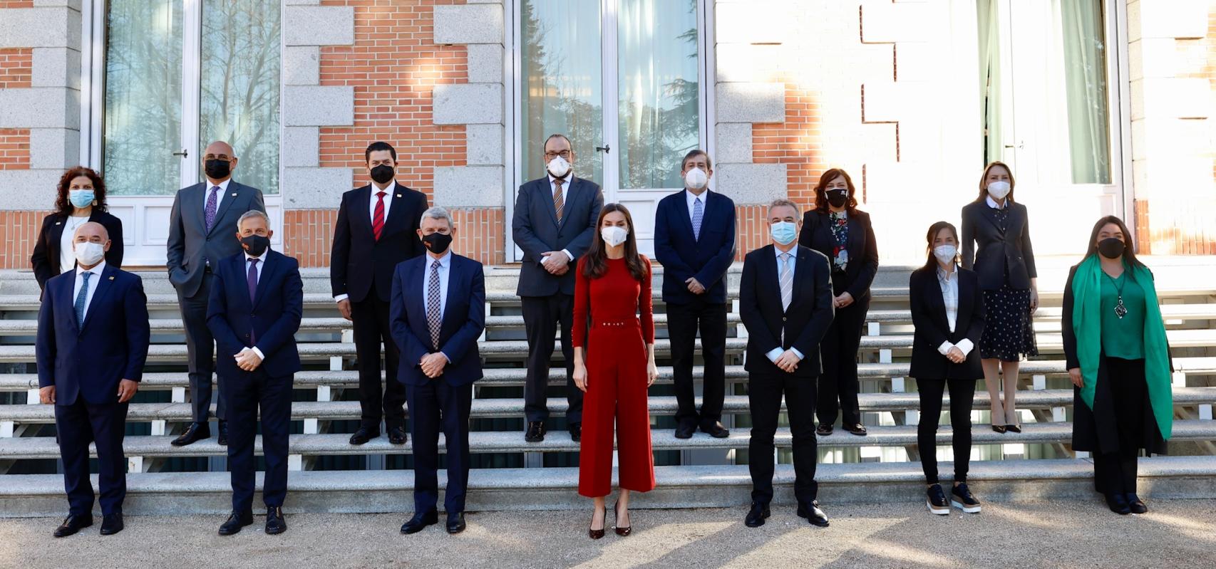 La reina Letizia ha tenido dos audiencias este martes por la mañana.