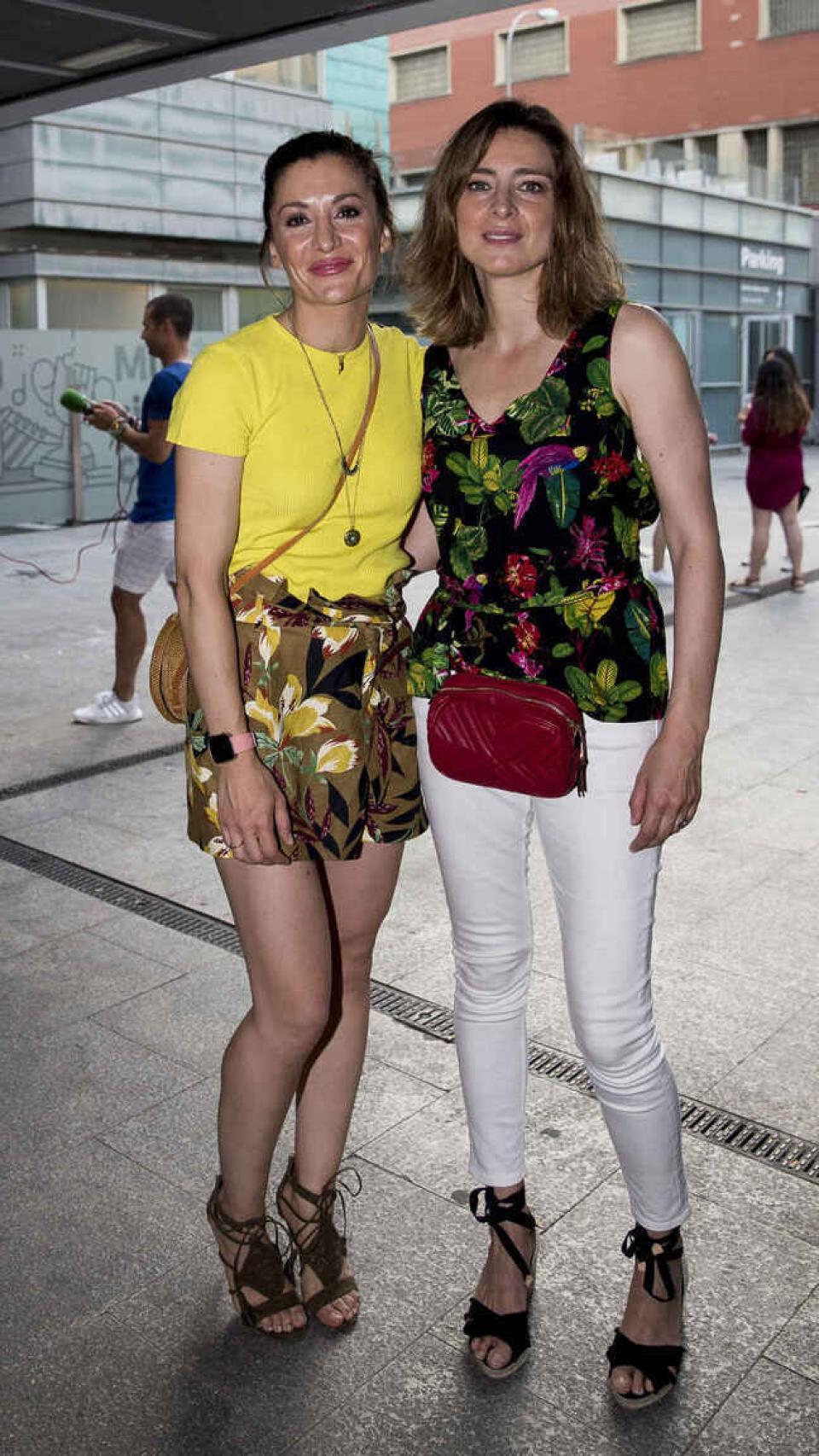 Nagore Robles y Sandra Barneda en un concierto juntas.