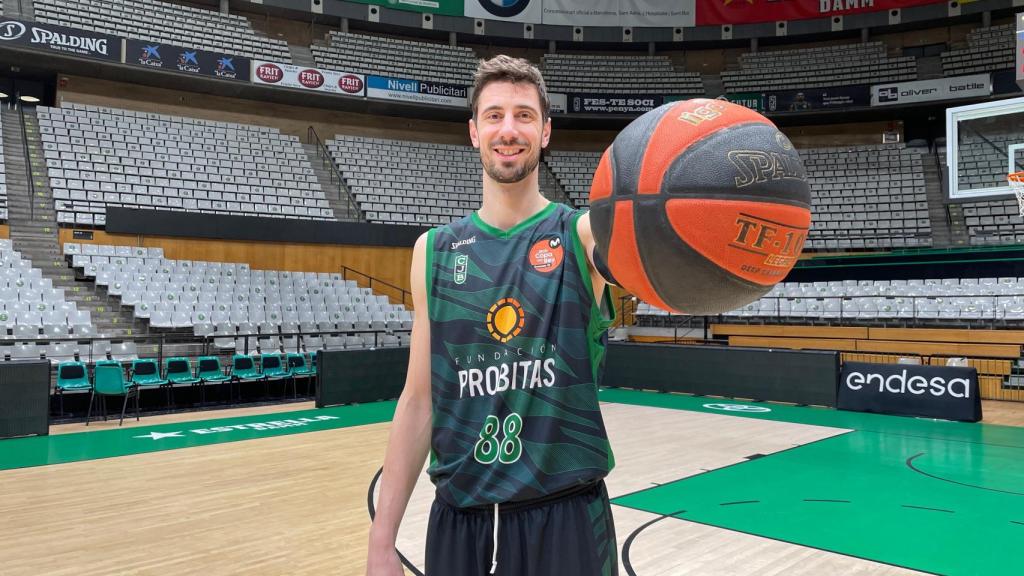 Ante Tomic durante el media day del Joventut