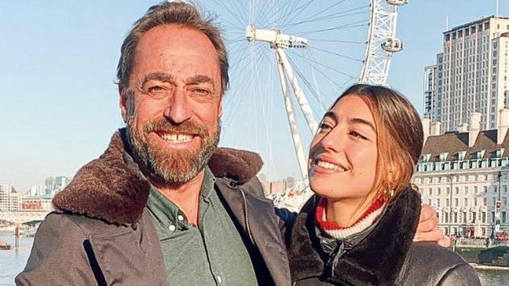Claudia Jiménez Revuelta junto a su padre, Miguel Ángel Jiménez, en una imagen de sus redes sociales.