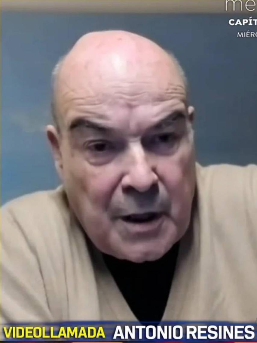 Antonio Resines durante su intervención en 'El Hormiguero'.