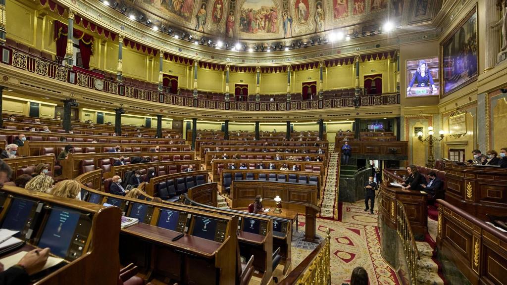 La sesión plenaria en el Congreso de los Diputados de este lunes 15 de febrero.