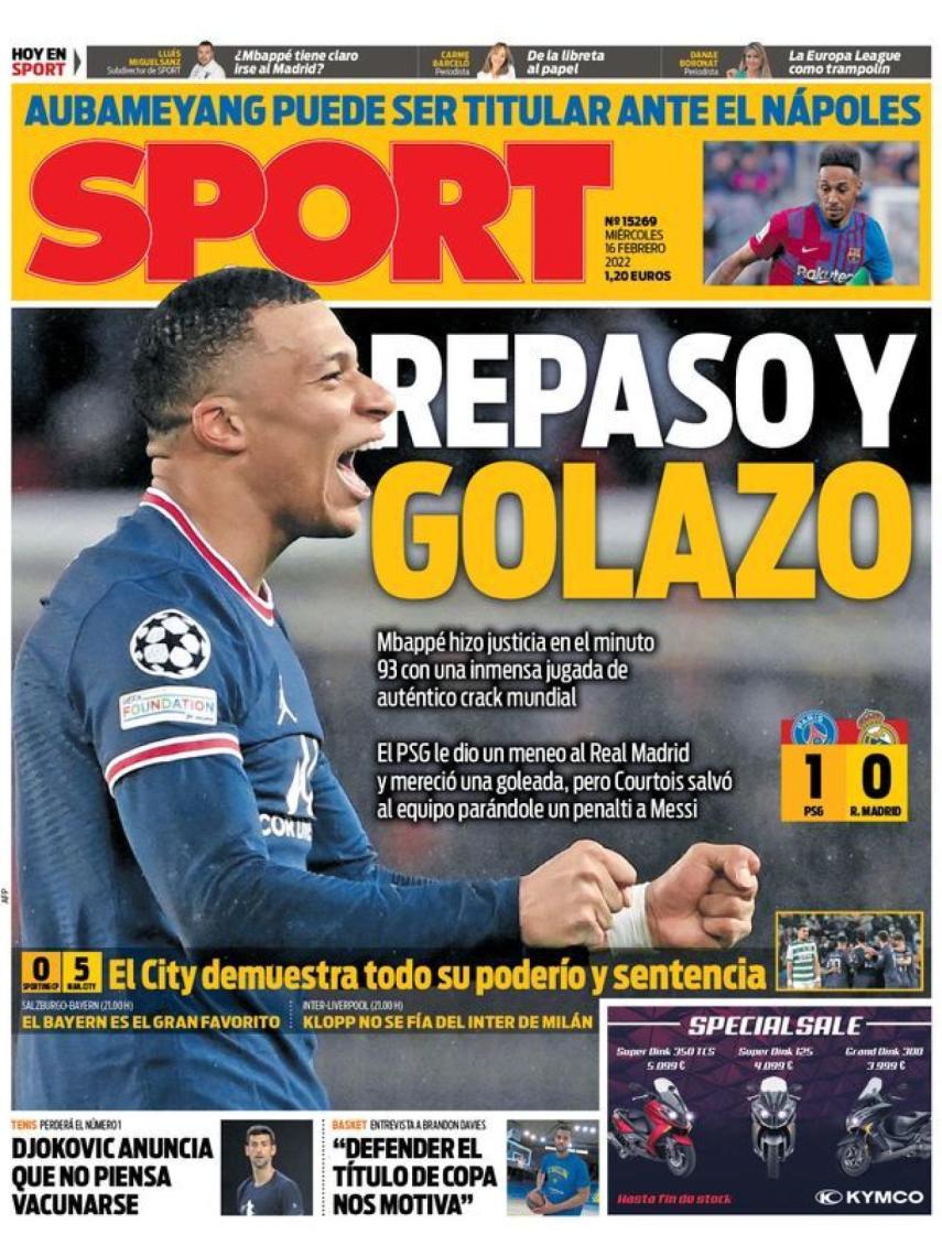 Portada SPORT