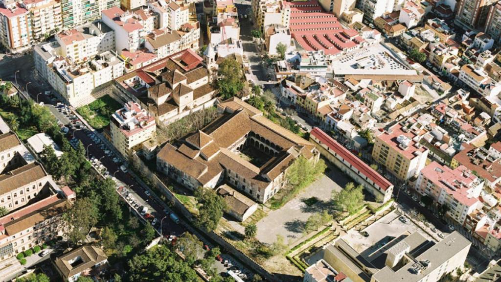 Vista aérea del Convento de la Trinidad.