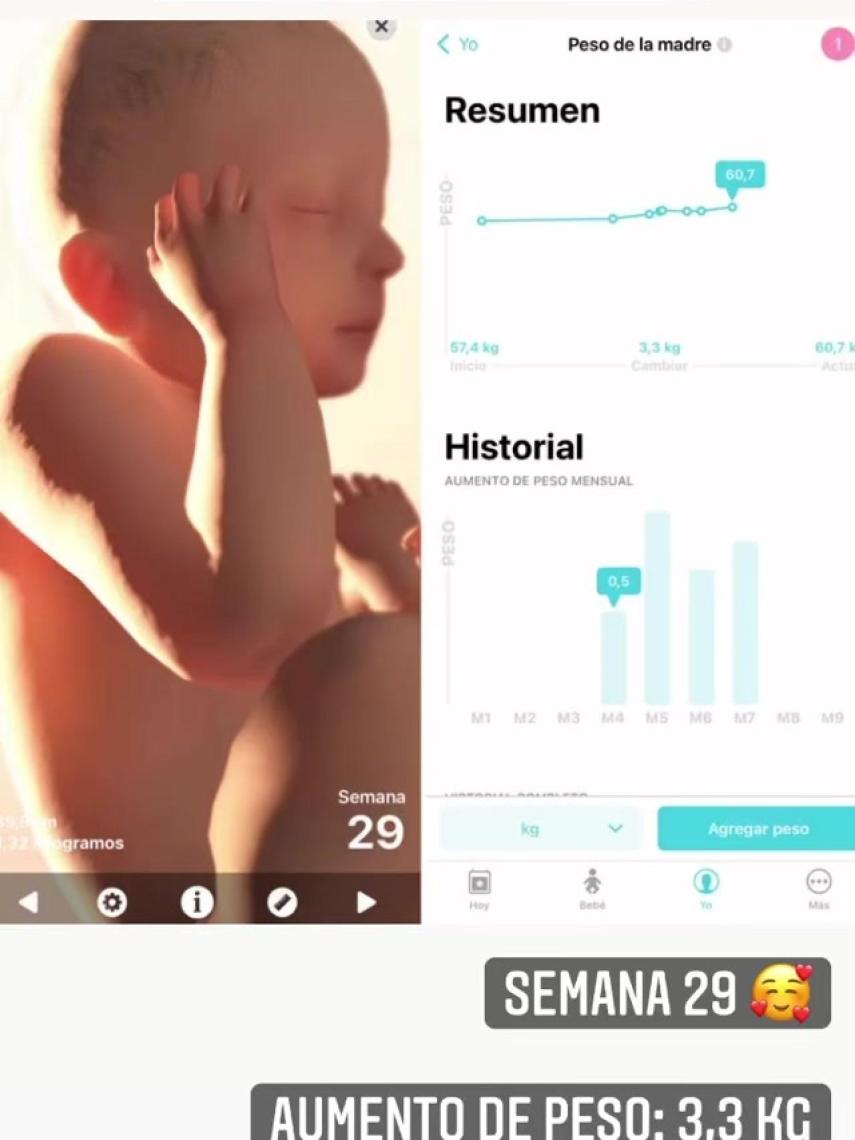 Carla Barber ha compartido nuevos datos sobre su embarazo.