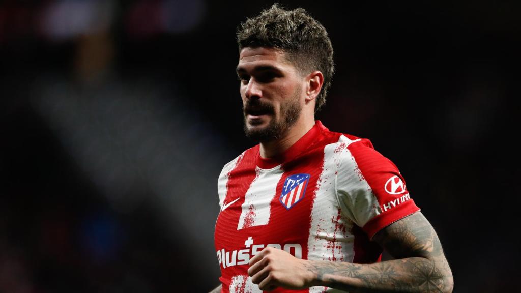 Rodrigo de Paul, en un partido del Atlético de Madrid de la temporada 2021/2022