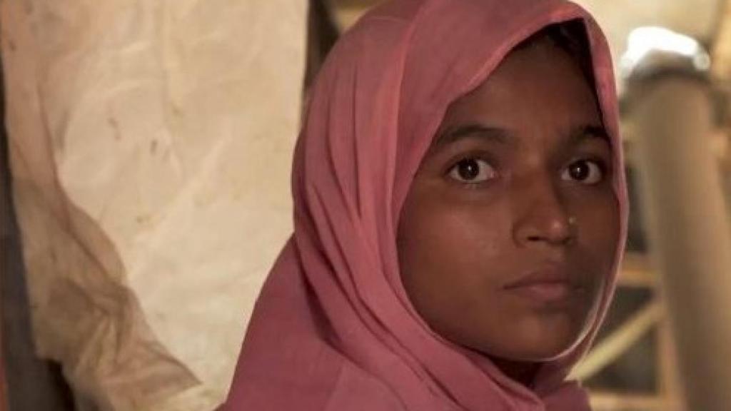 Sonjida, una joven rohinyá.