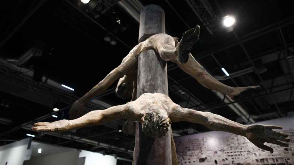 Obra de Francisco Leiro en Arco 2018.