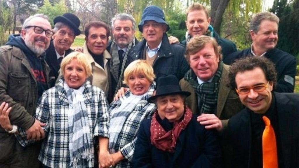 More con algunos de sus compañeros en el anuncio de Campofrío.