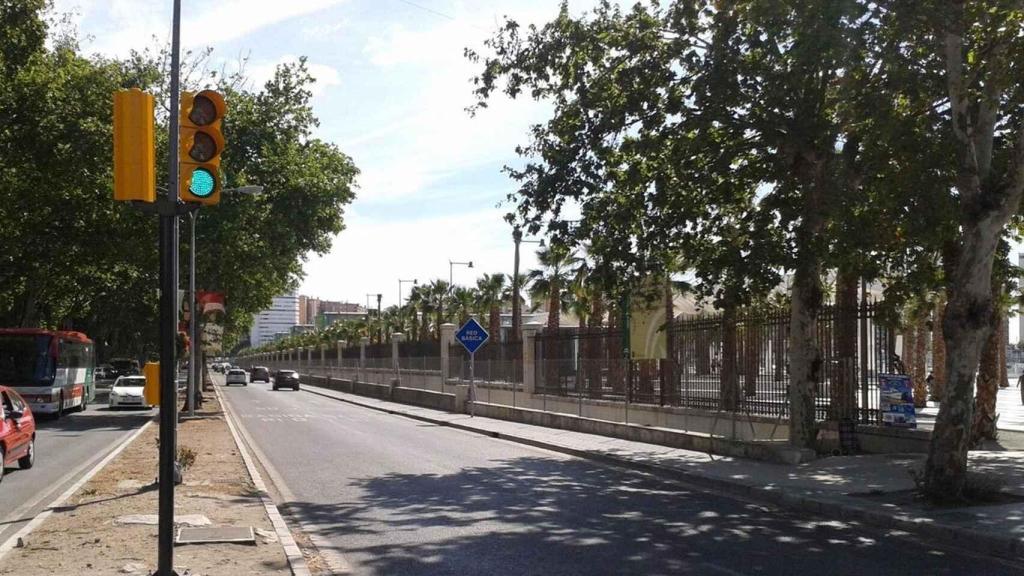 Paseo de los Curas, donde se pretende soterrar el tráfico.