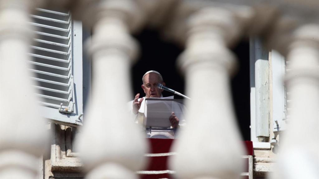 El Papa en el rezo del Ángelus.