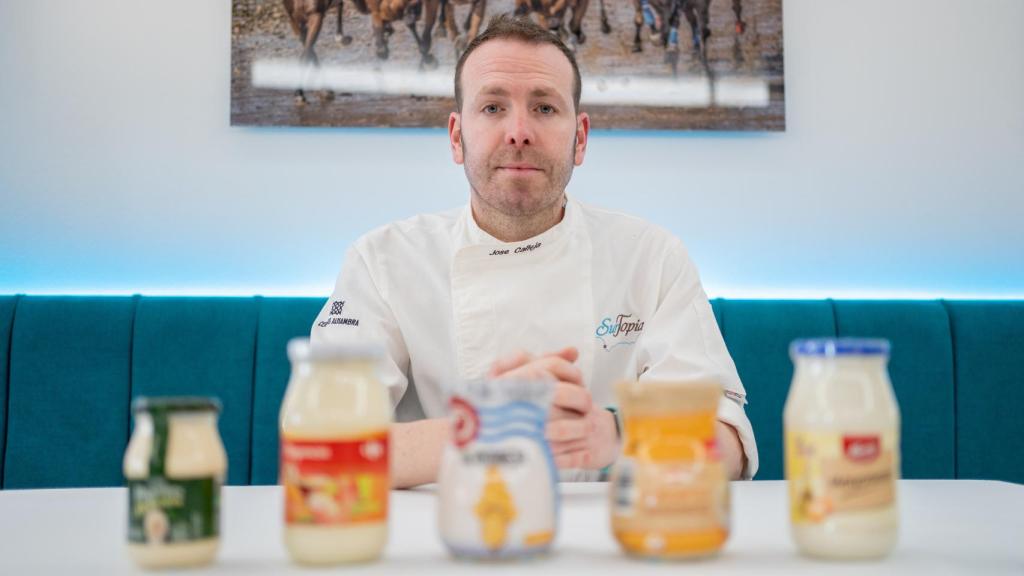 Las cinco mayonesas probadas por Jose Calleja, chef del restaurante andaluz Surtopía.