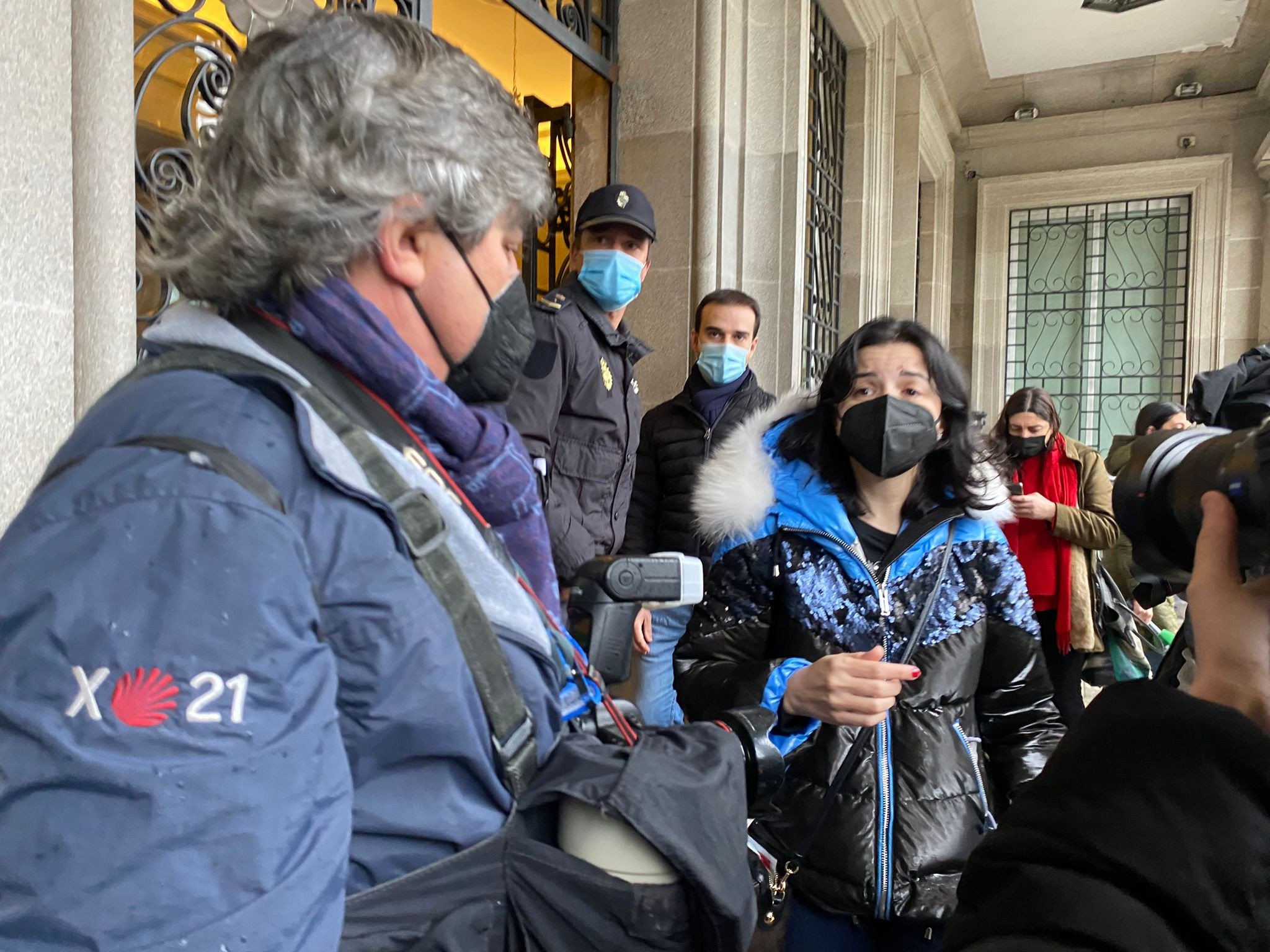 María José de Pazo, hija de uno de los tripulantes del Villa de Pitanxo.