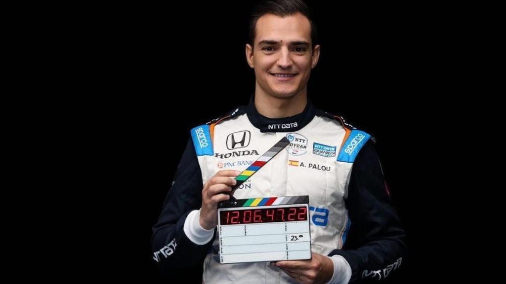 Alex Palou en un evento publicitario