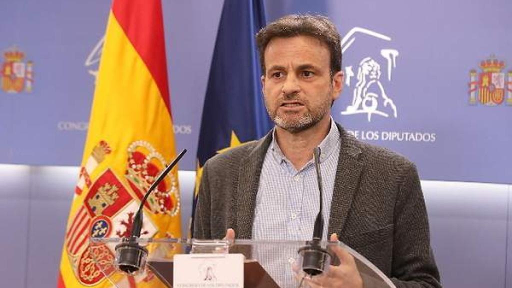 El presidente del grupo parlamentario de Unidas Podemos en el Congreso, Jaume Asens. Efe