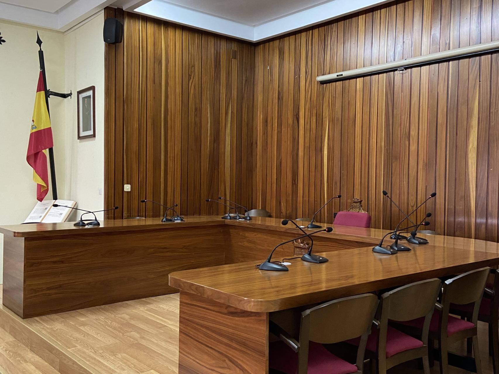 Sala de plenos del Ayuntamiento de Venta de Baños