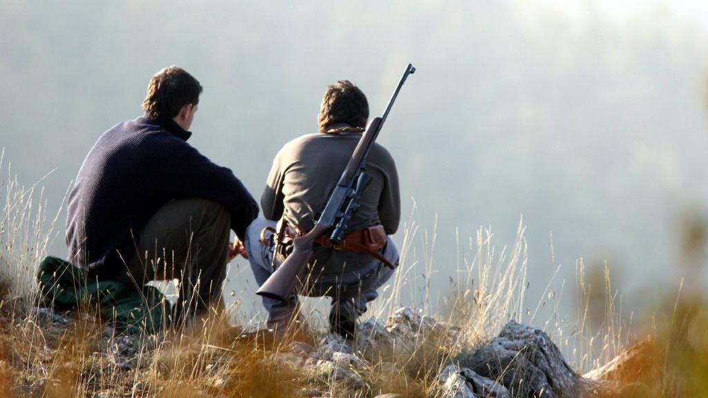 Cazadores. Imagen de archivo