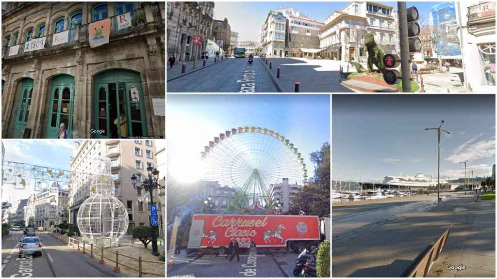 El Vigo de Google Maps: un recorrido por el pasado en el que sigue la huella de la Navidad