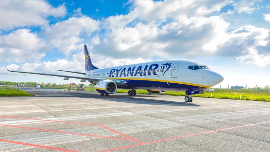 Imagen de archivo de un avión de Ryanair.