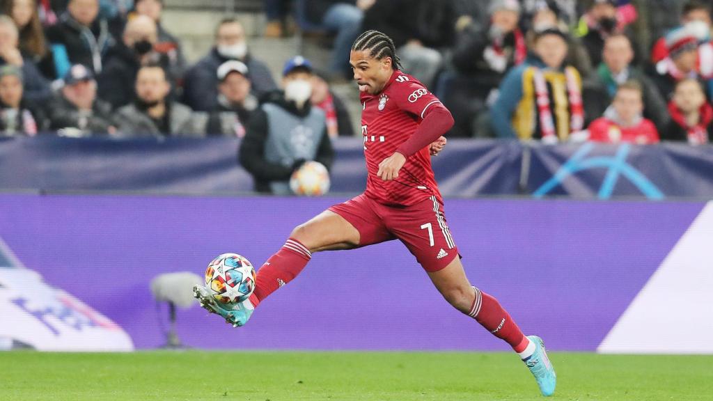 Serge Gnabry, en un partido con el Bayern Múnich.