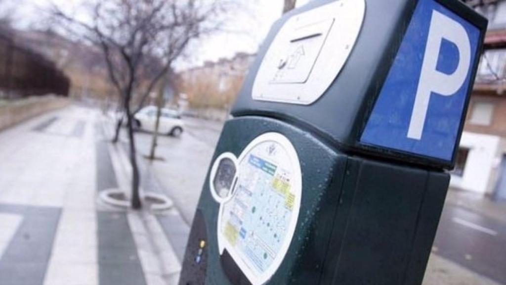 Un parquímetro de la ORA en Toledo.