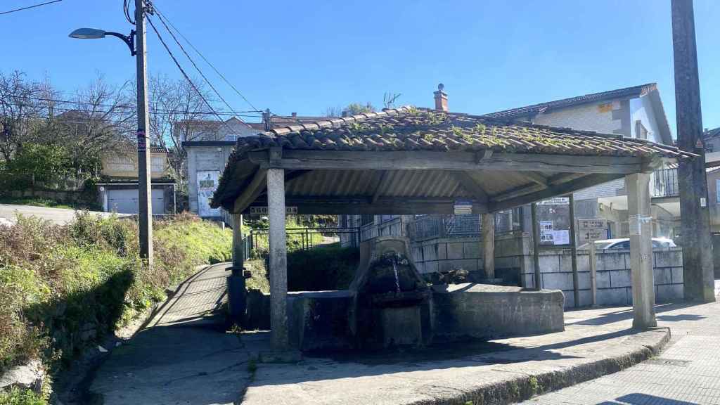 El lavadero de Mogor, en Marín (Pontevedra).