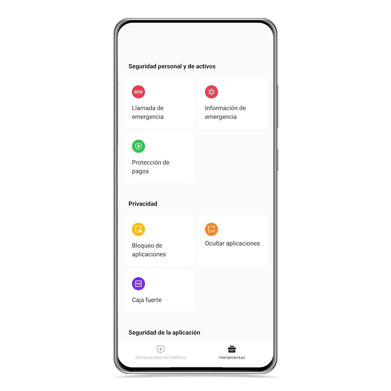 Administrador realme UI 3.0