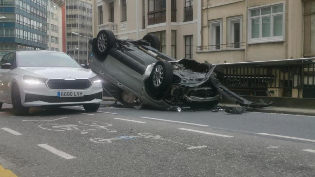 Accidente en Juan Flórez.