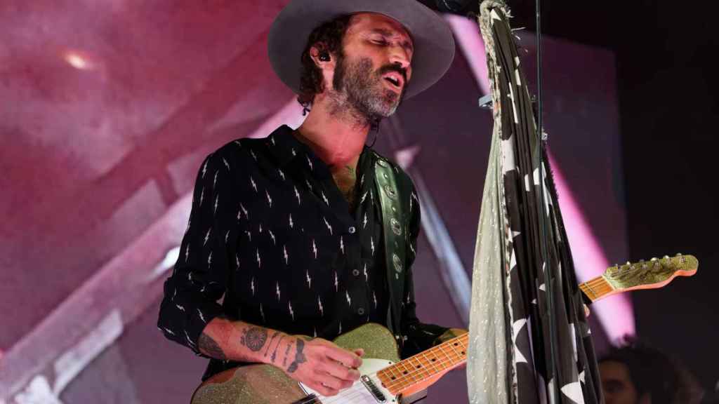 Leiva en concierto.