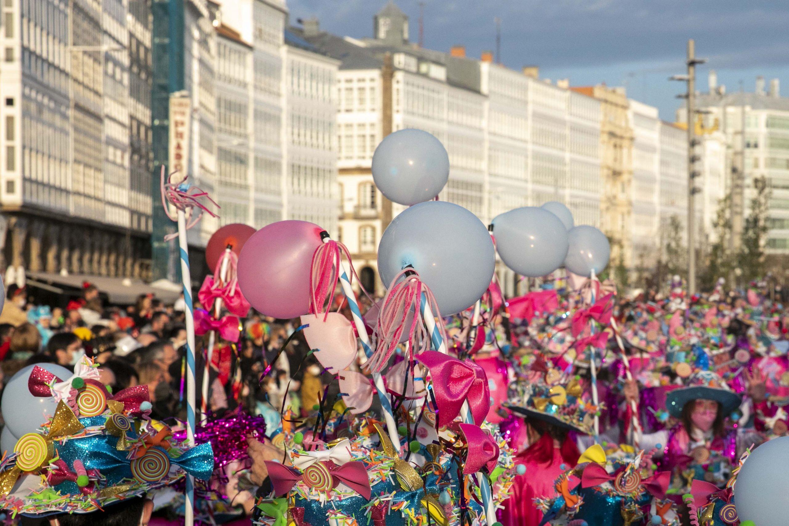 Imagen del Entroido 2022 en A Coruña.