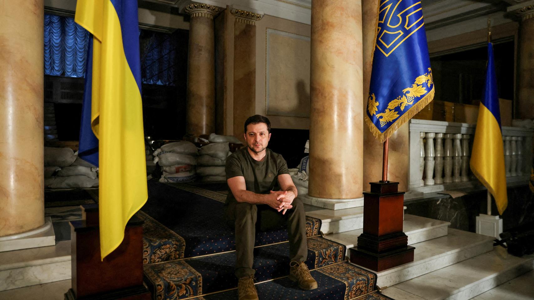Volodymyr Zelenski, presidente de Ucrania.