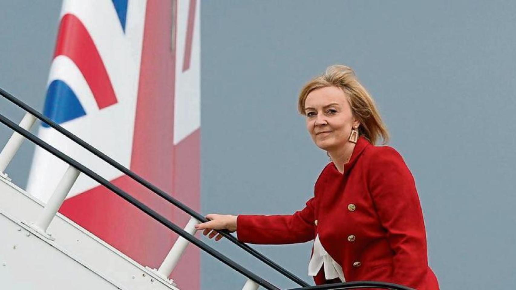 Liz Truss, ministra de Exteriores británica.