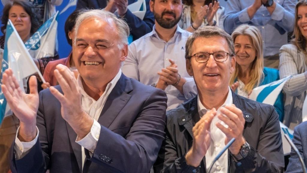 Esteban González Pons y Núñez Feijóo.
