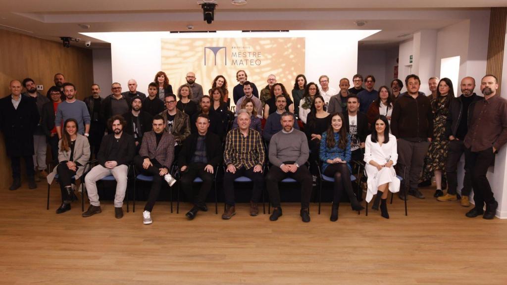 Encuentro de finalistas de los Premios Mestre Mateo 2022.