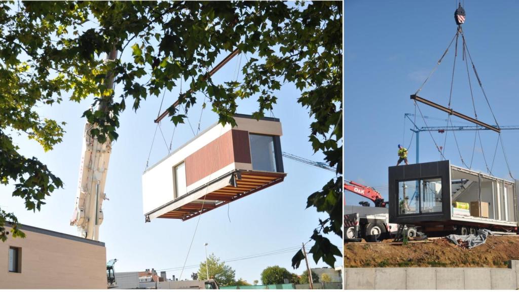 Casas prefabricadas y suelo rústico gallego