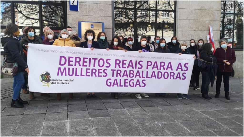 Concentración frente al Edificio Administrativo de la Xunta.