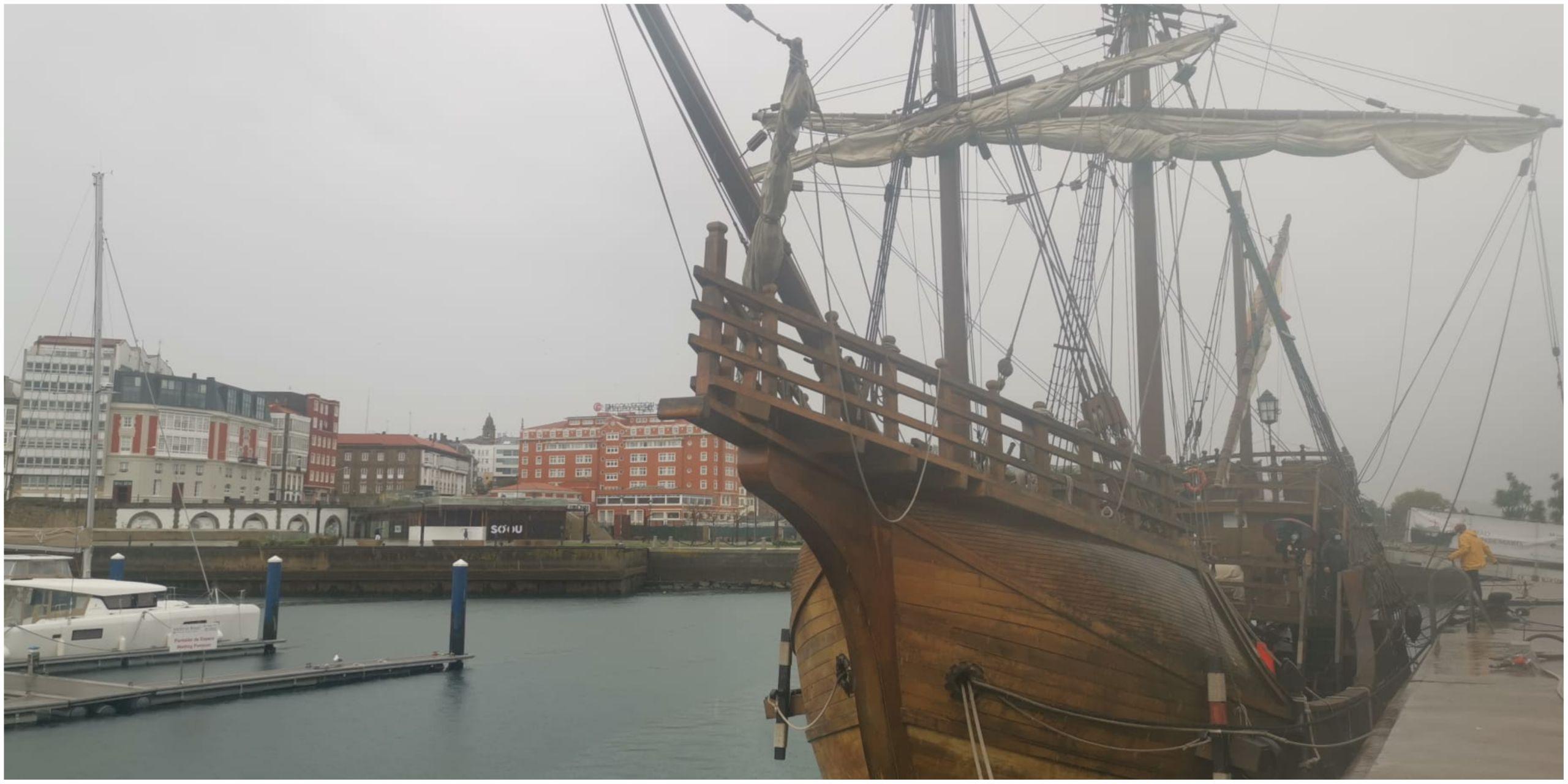 Carabela de ‘Exploraterra’ en A Coruña.