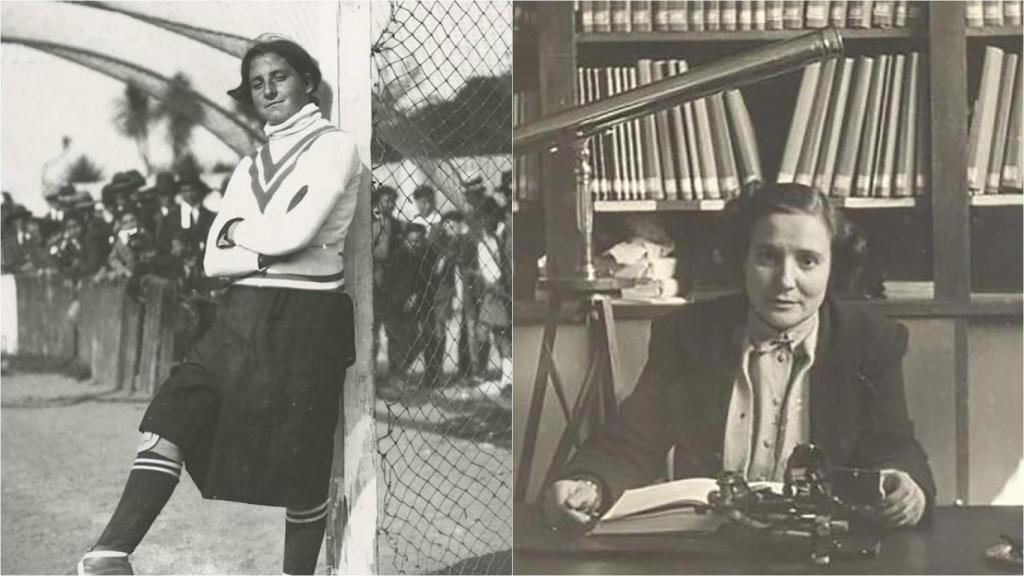 Irene González Basante y Antonia Ferrín Moreiras.