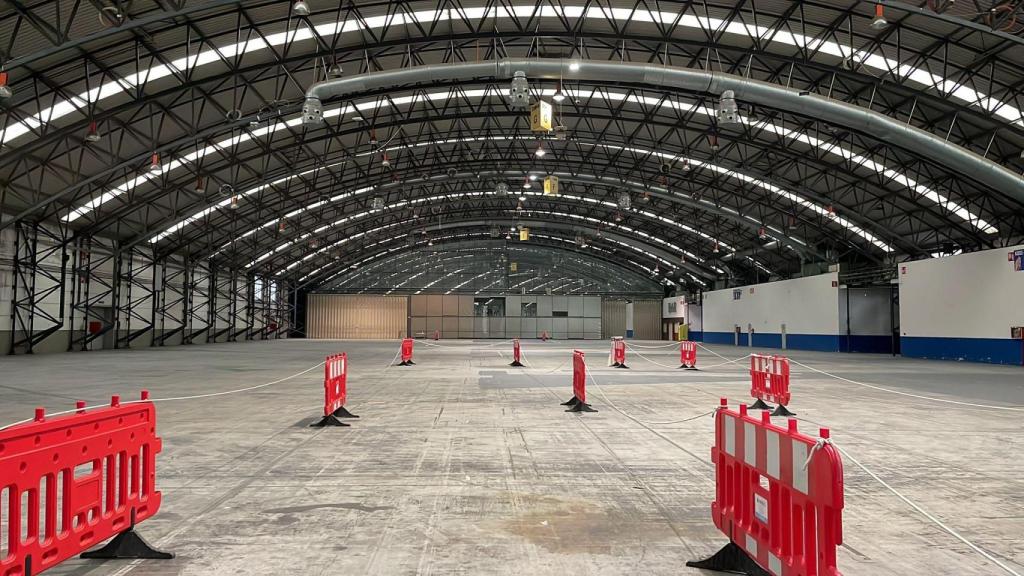 El recinto de Ifevi, usado como vacunódromo, ayer, 9 de marzo.